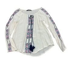 J ROBERTS EMBROIDERED TOP 170 LARGE