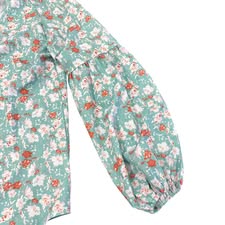 FLORAL LONG SLEEVE BLOUSE 120 SMALL
