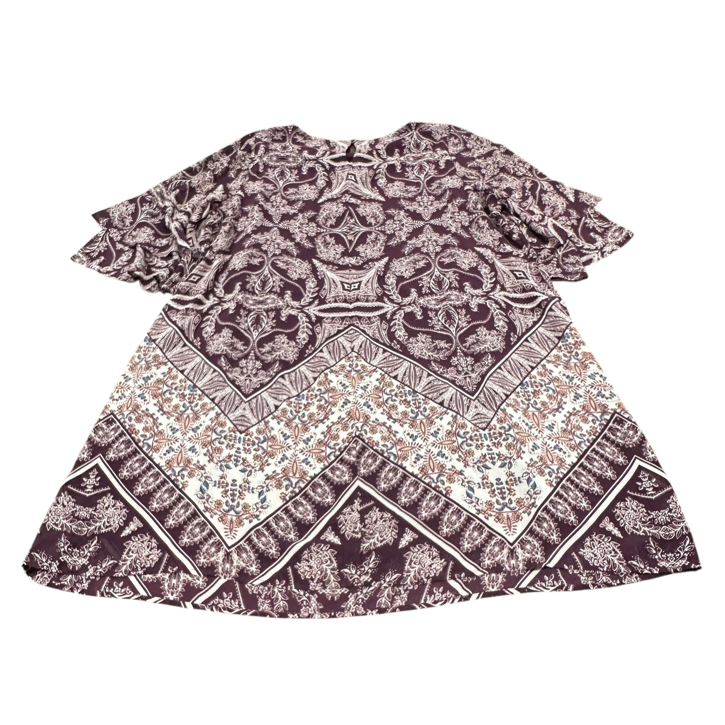 AVENUE PURPLE BEIGE DRESS SZ 22/24