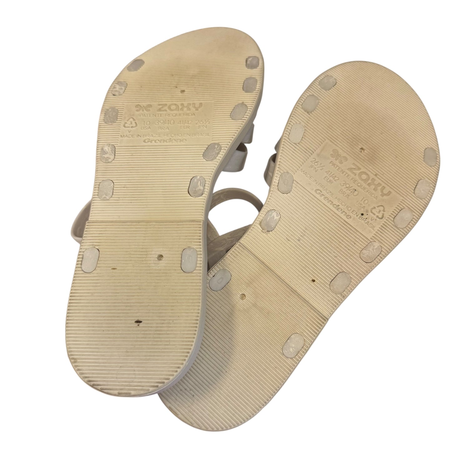 ZAXY FLOW SANDAL FEM BEIGE NUDE COLOR SZ 10 NEW