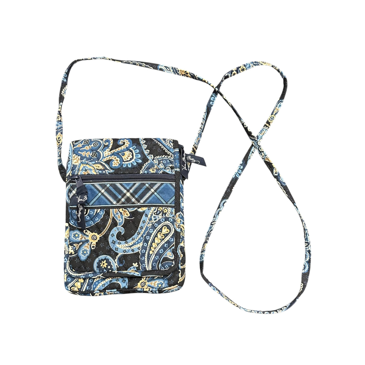 VERA BRADLEY WINDSOR NAVY PAISLEY CROSSBODY 200