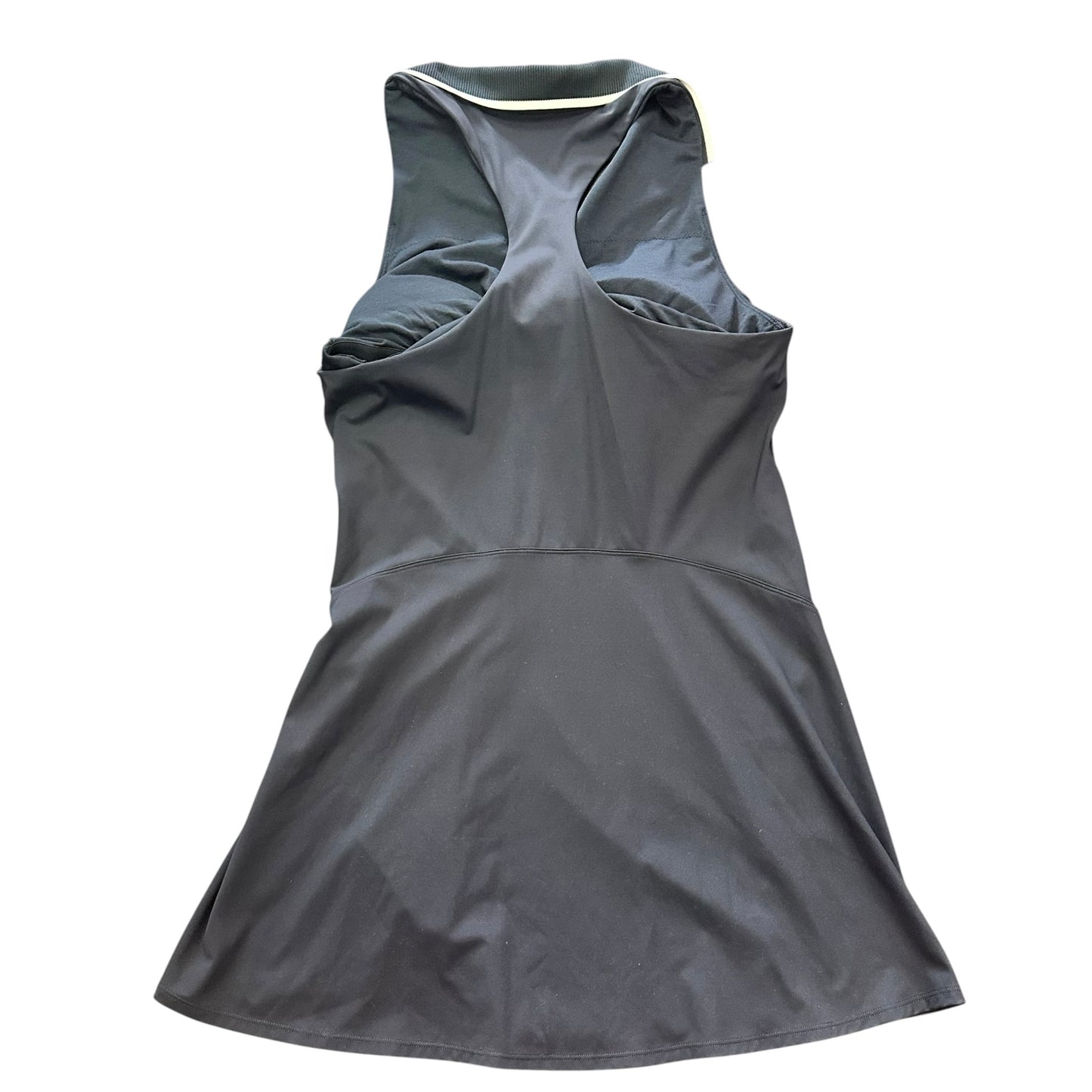 LULULEMON NAVY COLLARED TENNIS DRESS SLEEVELESS 26 MEDIUM
