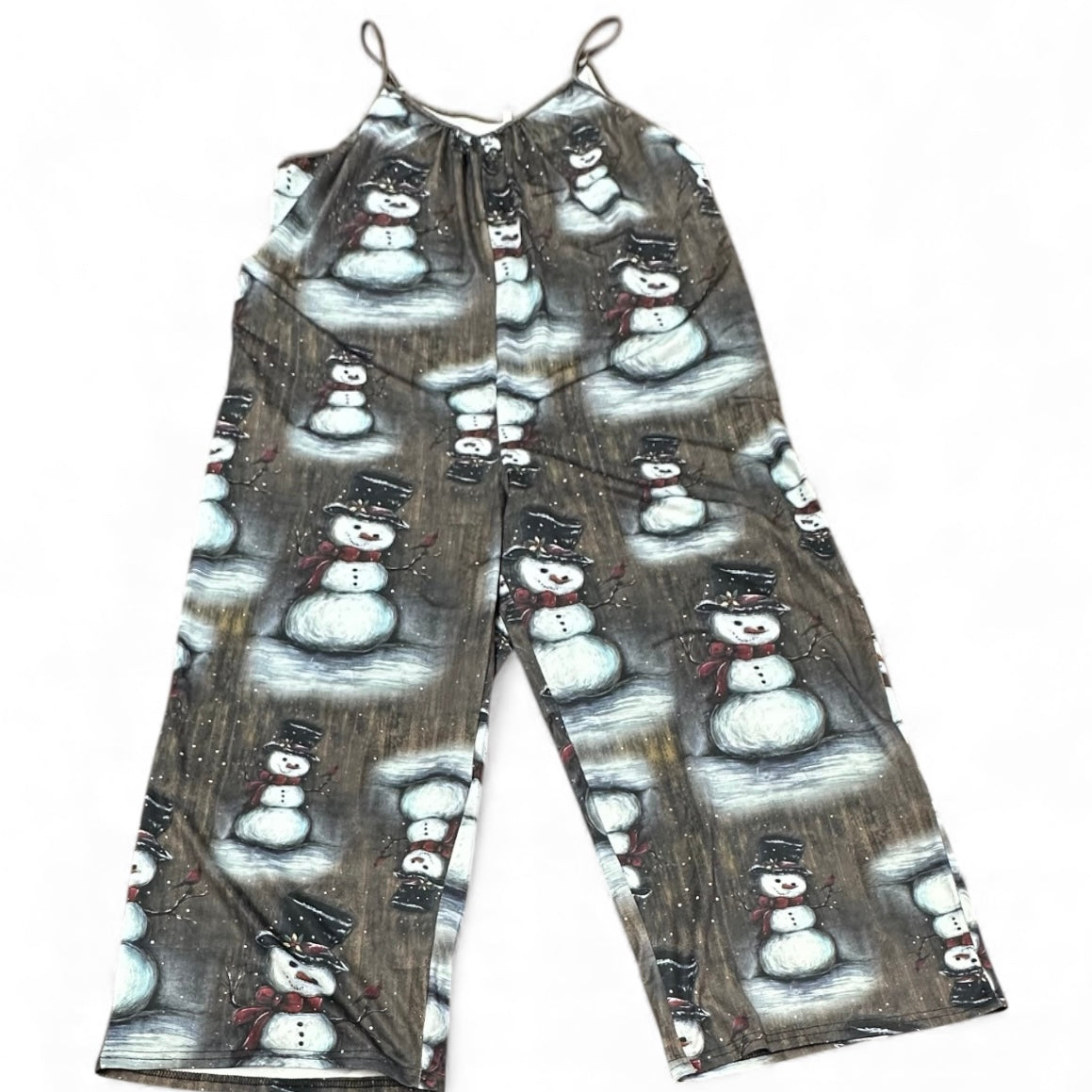 SNOWMAN CHRISTMAS JUMPSUIT 100 3XL