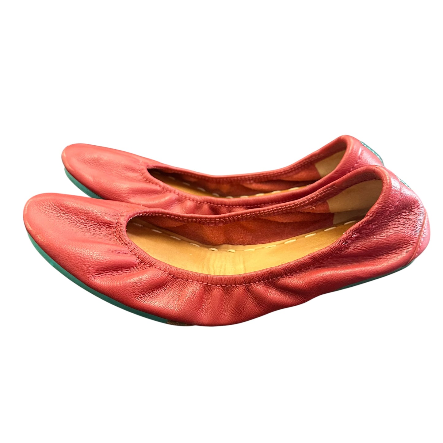 TIEKS CLASSIC BALLET FLATS CARDINAL RED 257 SZ 8