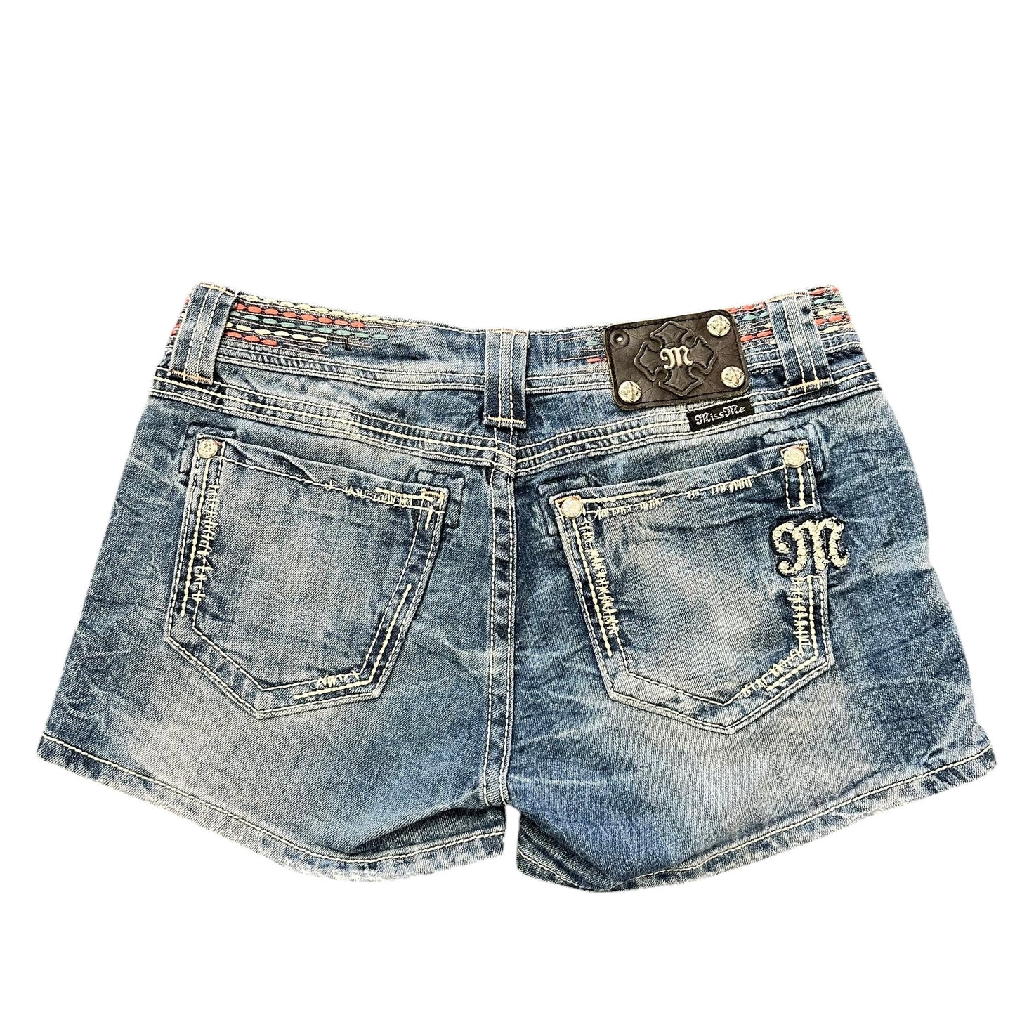 MISS ME BLUE DENIM SHORTS 251 SZ 30