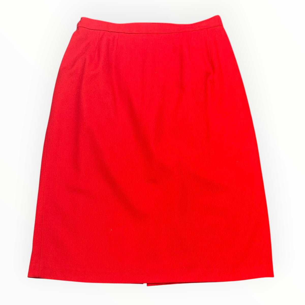 SAGHARBOR RED 100% WOOL SKIRT 100 SZ 14/16