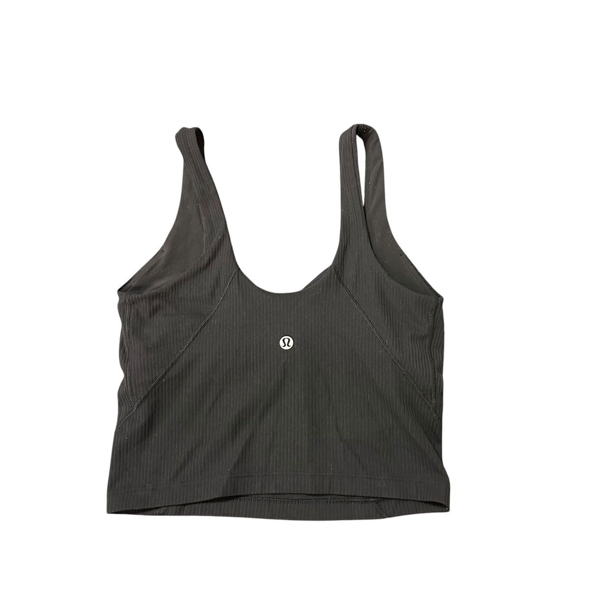 LULULEMON BLACK ALIGN RIBBED TANK TOP 143 Sz 4