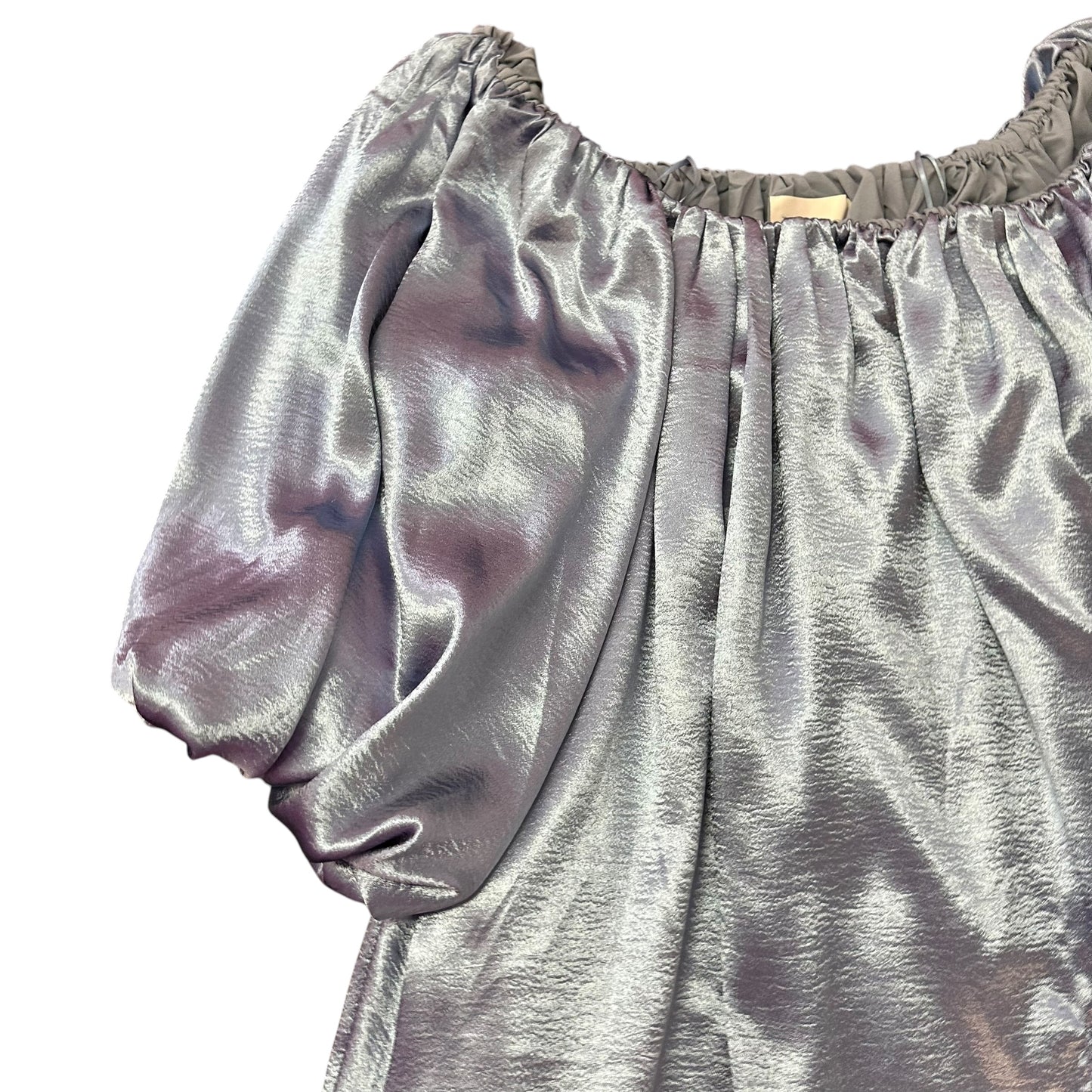 ANTHROPOLOGIE MARE MARIE BLUE SATIN DRESS NWT 53 XL