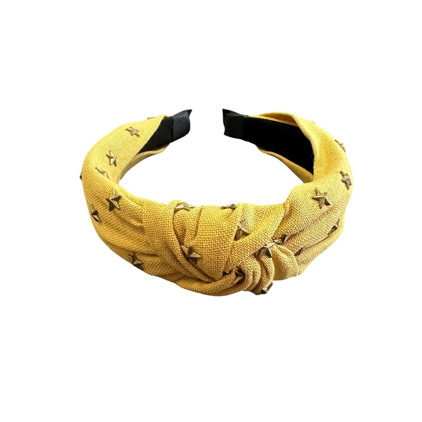 MUSTARD YELLOW HEADBAND STARS 58