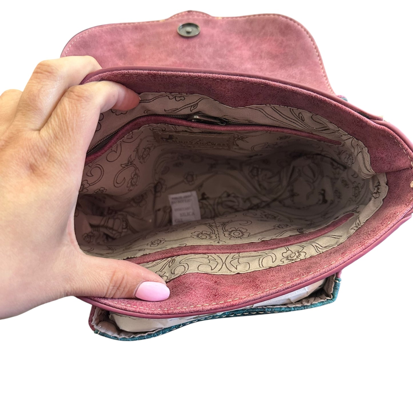MONTANA WEST RED TURQUOISE CROSSBODY 100 OS