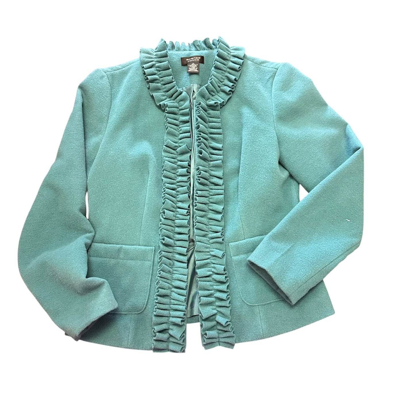 SPENSE OPEN FRONT JACKET RUFFLE 100 SMALL