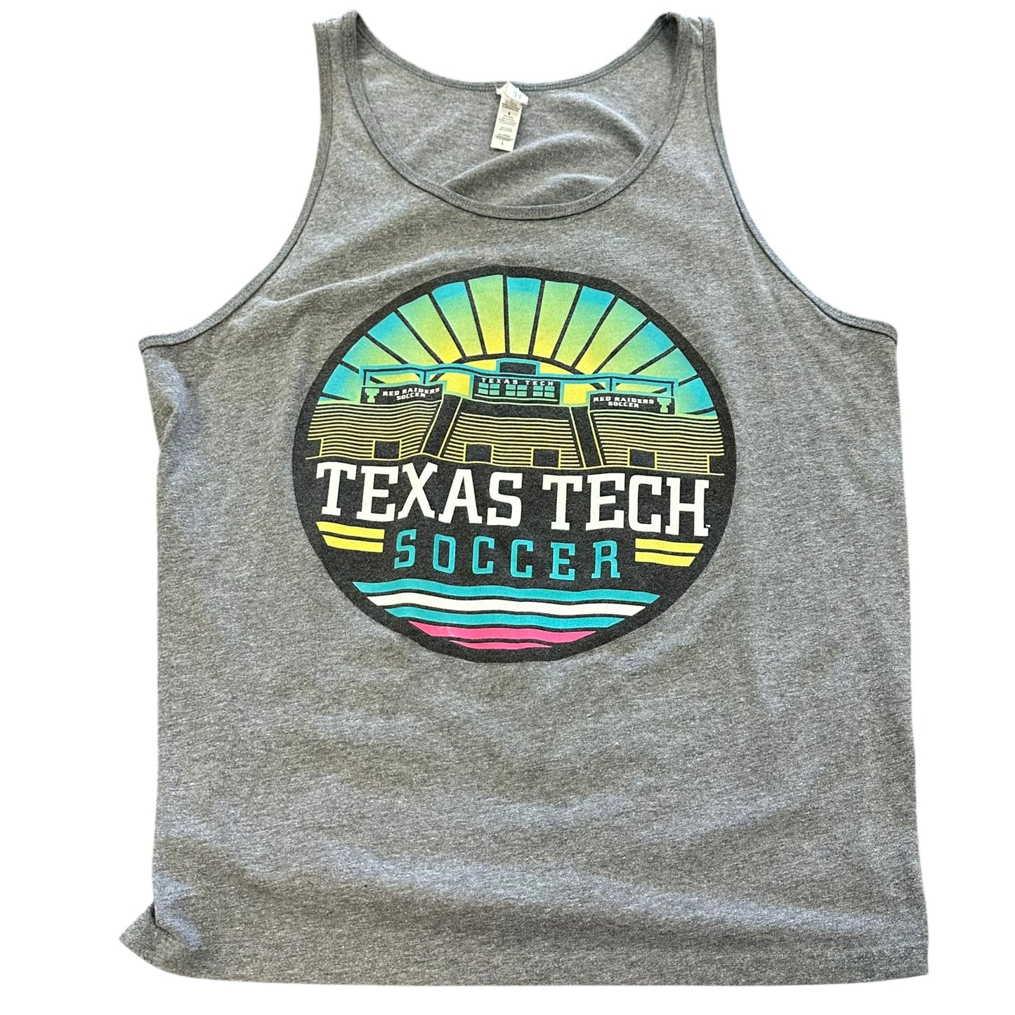 TEXAS TECH GRAY SOCCER TANK TOP 233 LARGE
