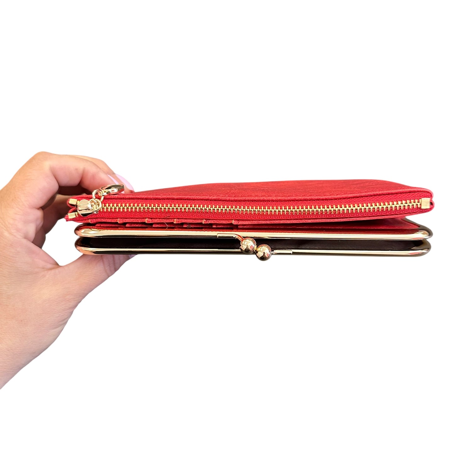 RED WALLET NWOT 241 OS