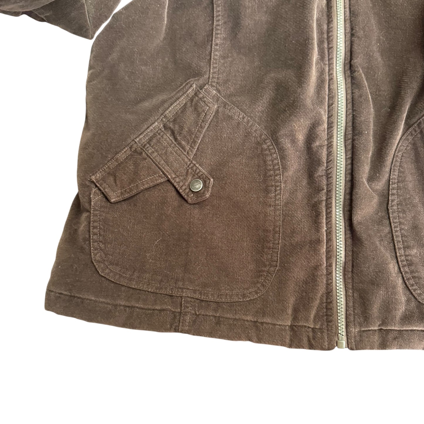 LEE BROWN HOODED JACKET 227 1X