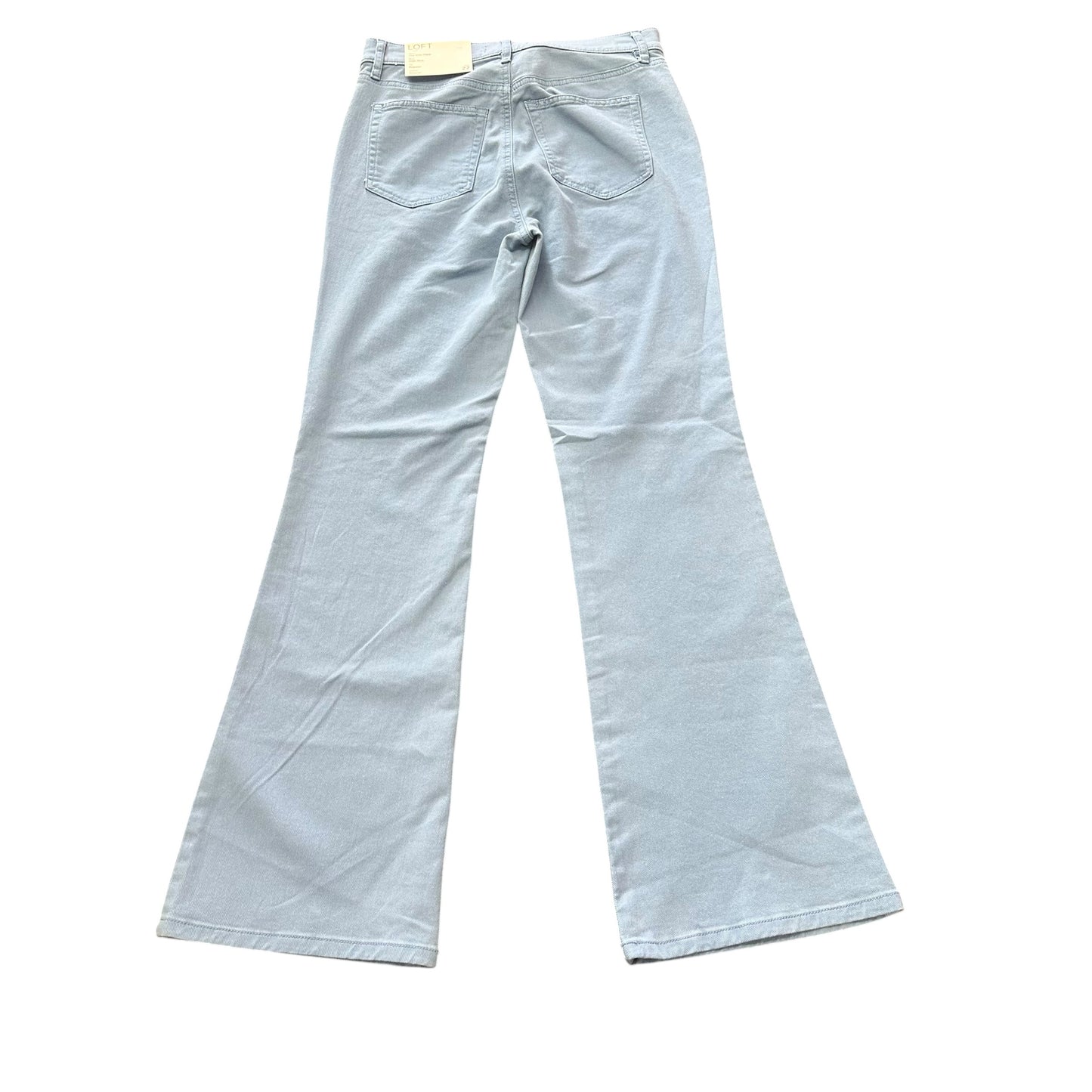 LOFT BLUE THE SLIM FLARE HIGH RISE DENIM JEANS NWT 26 SZ 27