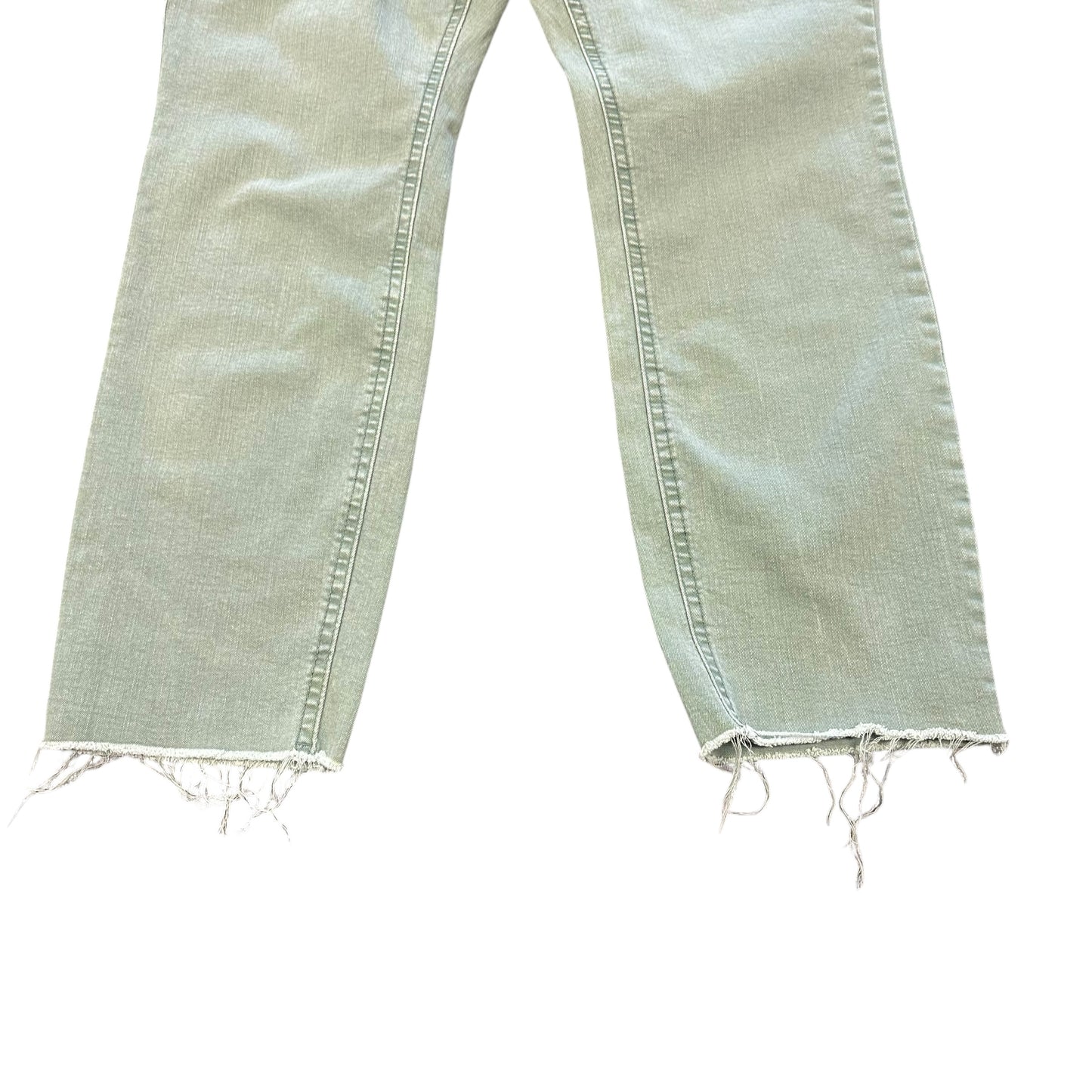 LC LAUREN CONRAD SKINNY ANKLE GREEN JEANS 8 SZ 14