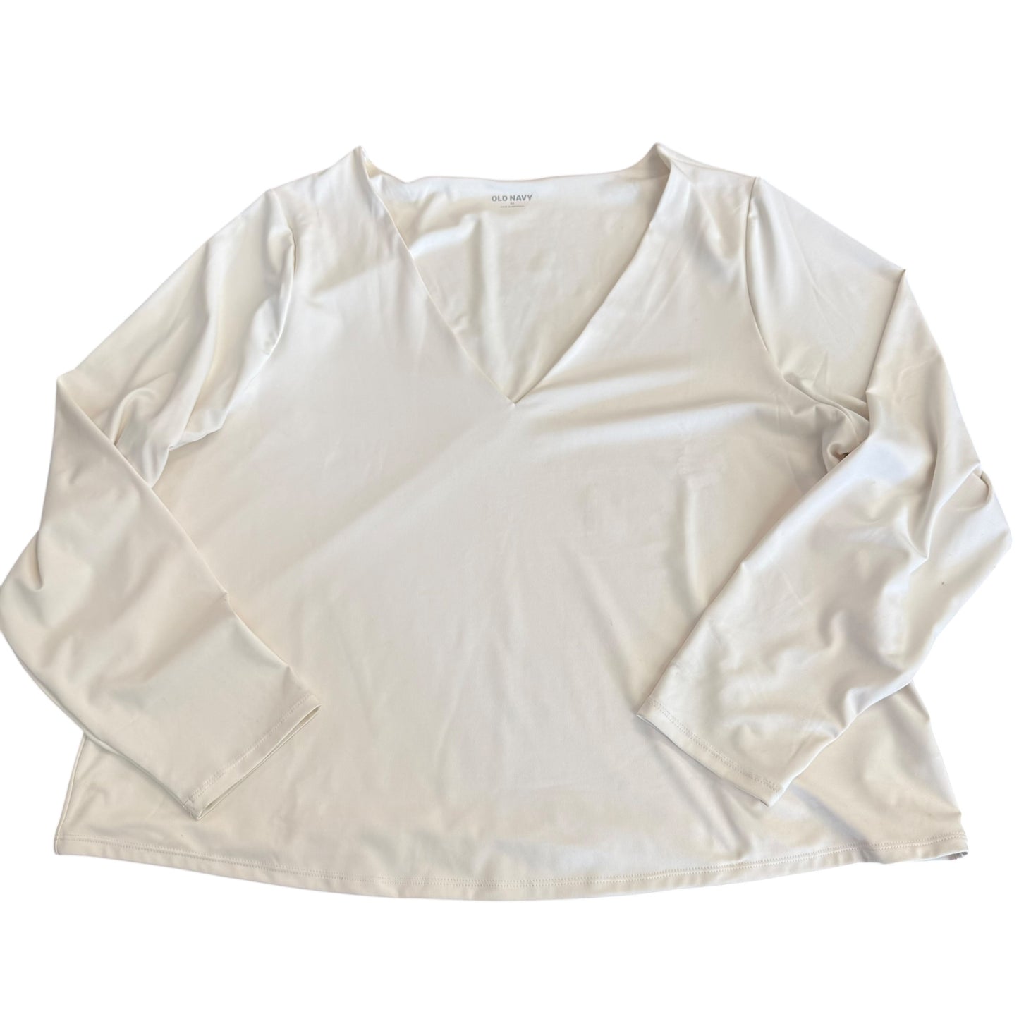 OLD NAVY BEIGE LONG SLEEVE 3XL