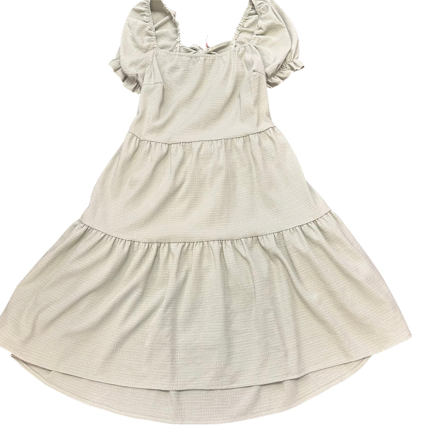 JAXODYSSEY GREEN TIERED DRESS OPEN BACK NWT 112 MEDIUM