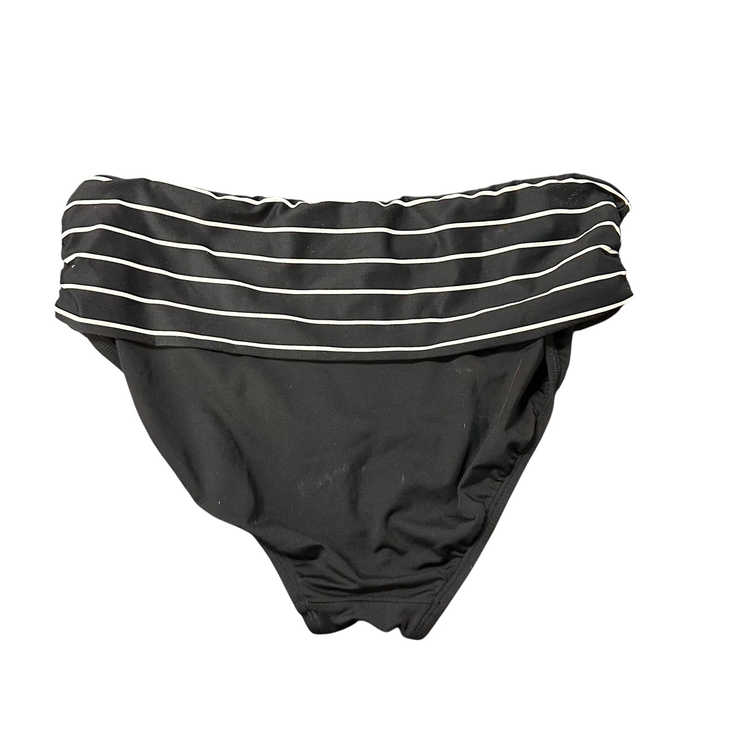 BEACH HOUSE BLACK WHITE BIKINI BOTTOMS 122 SZ 14