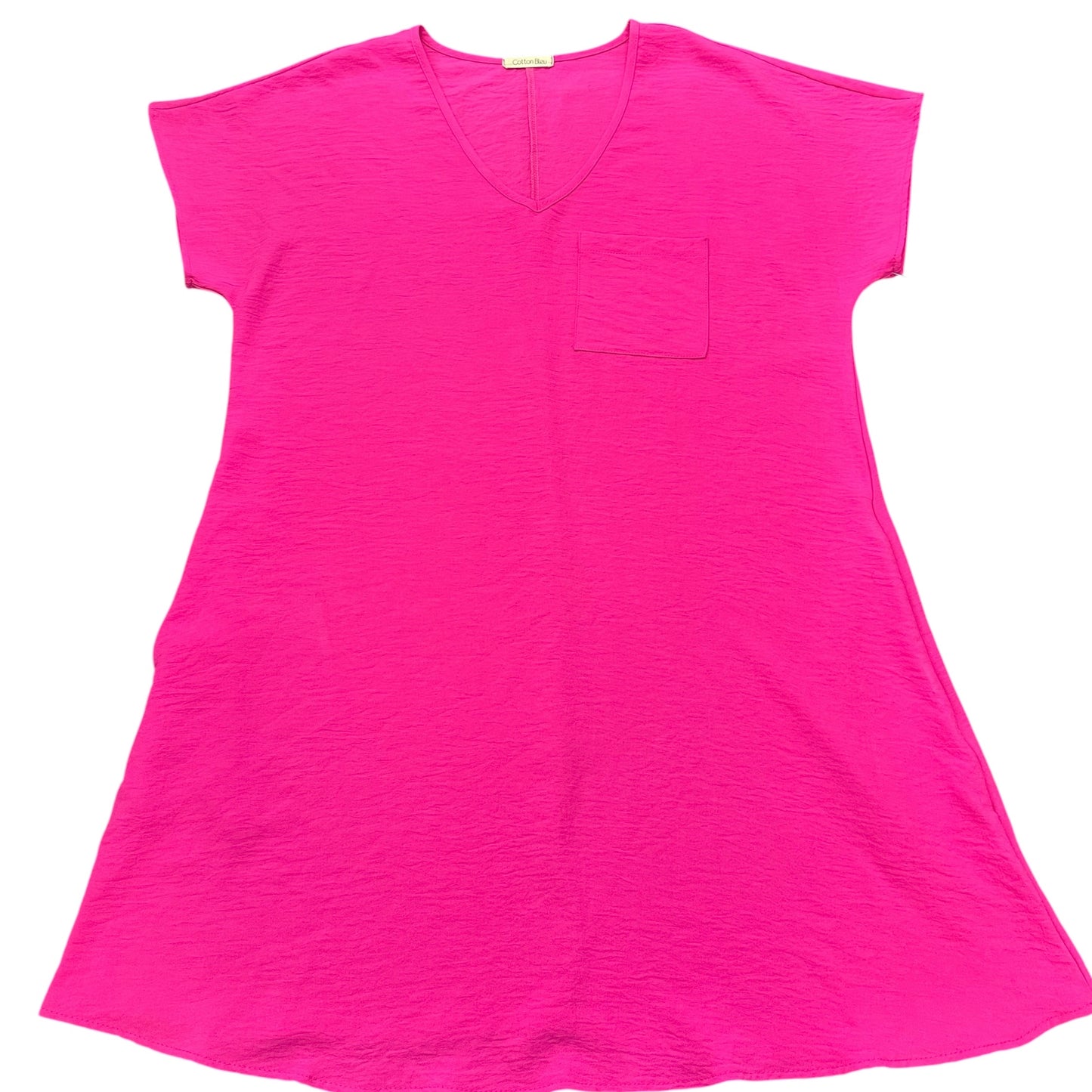 COTTON BLEU PINK SHIFT 234 DRESS MEDIUM