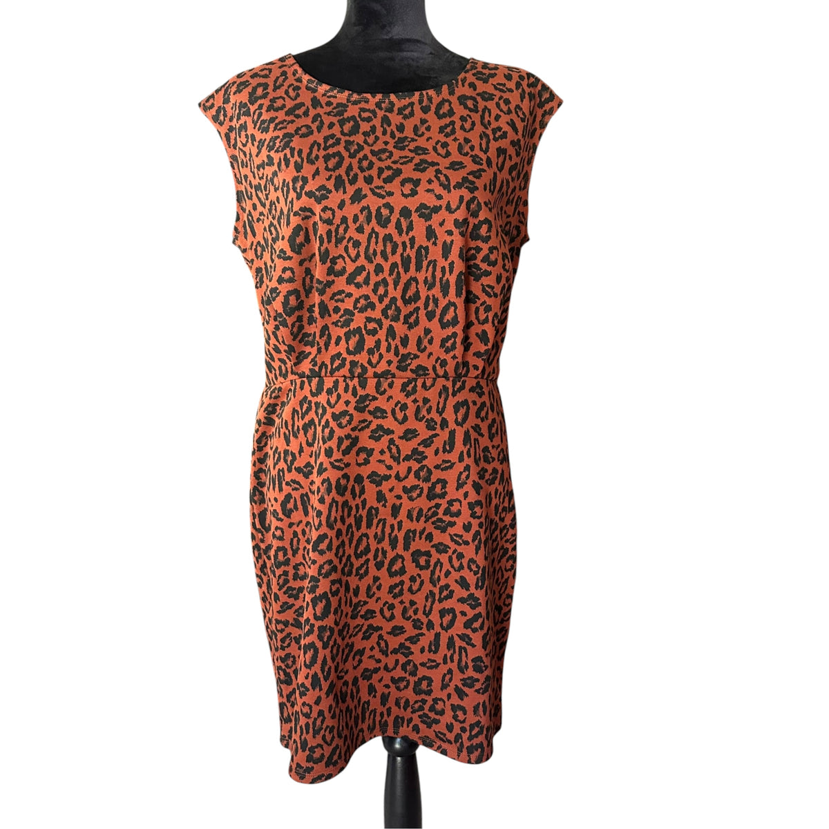 WILD AT HEART LEOPARD DRESS NWT 100 LARGE