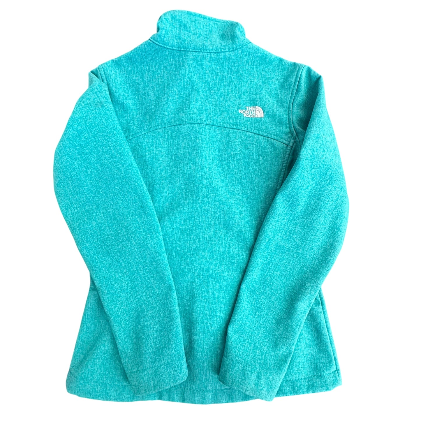 THE NORTH FACE TEAL FULL ZIP JACKET FLEECE LINED 122 SMALL