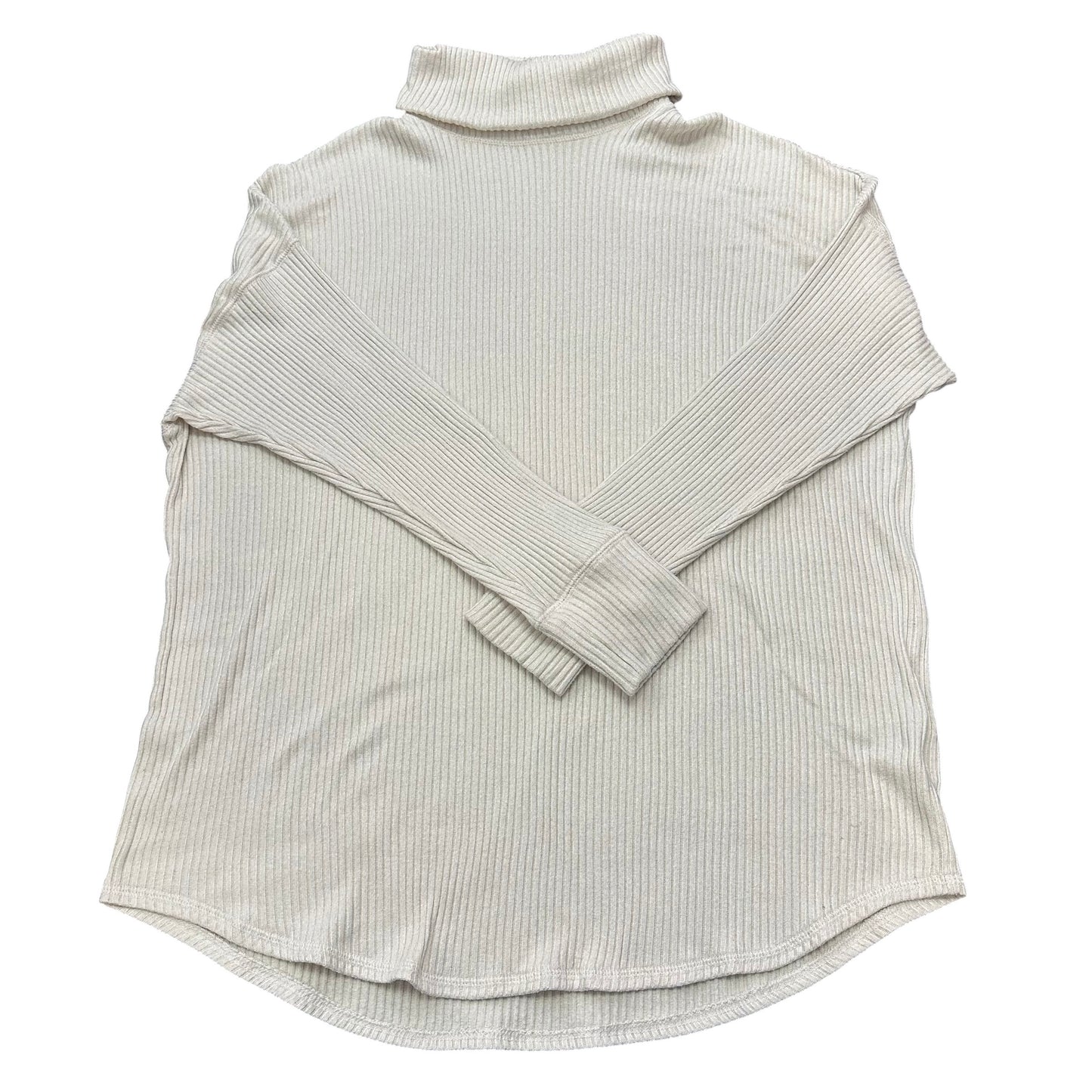 AMERICAN EAGLE BEIGE RIBBED SWEATER 100 XL