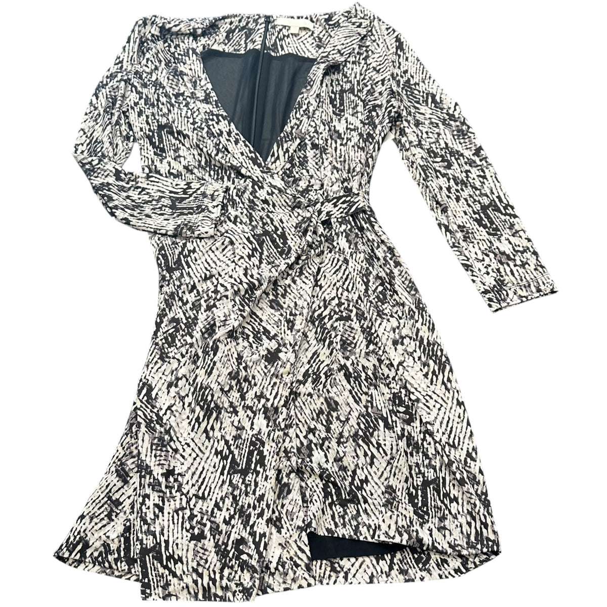 ETCETERA ABSTRACT WRAP DRESS 262 SZ 10