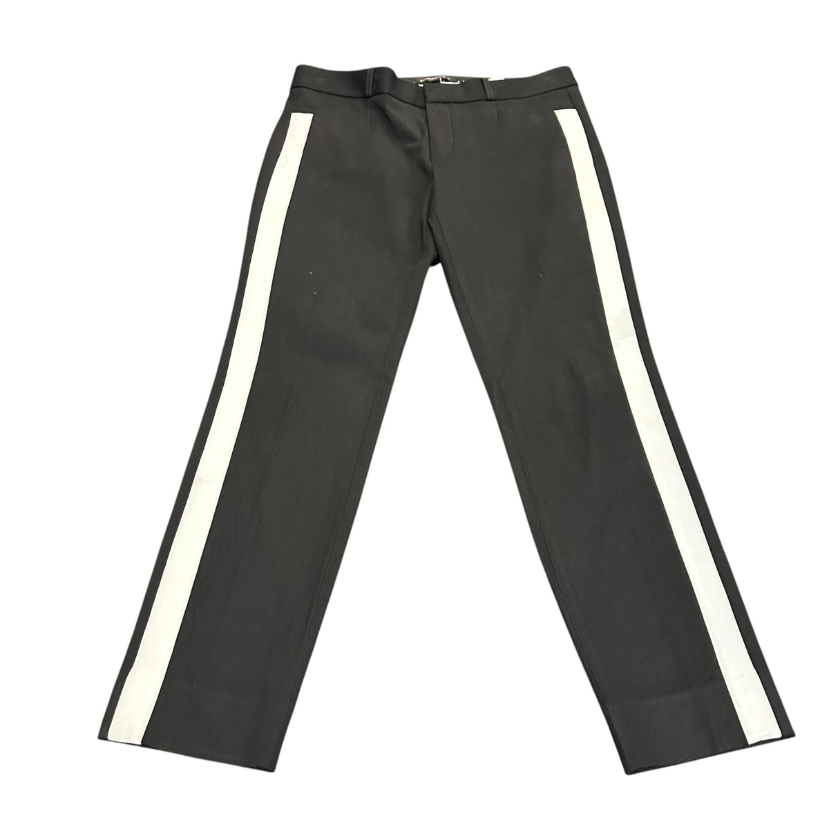 BANANA REPUBLIC BLACK WHITE TUXEDO TROUSERS 38 SZ 6