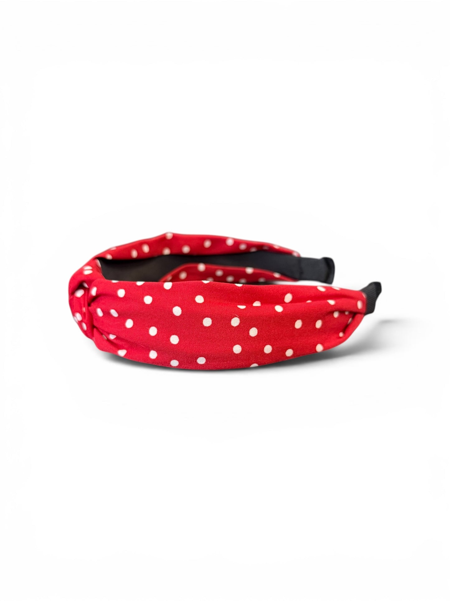 RED WHITE POLKA DOT HEADBAND NEW