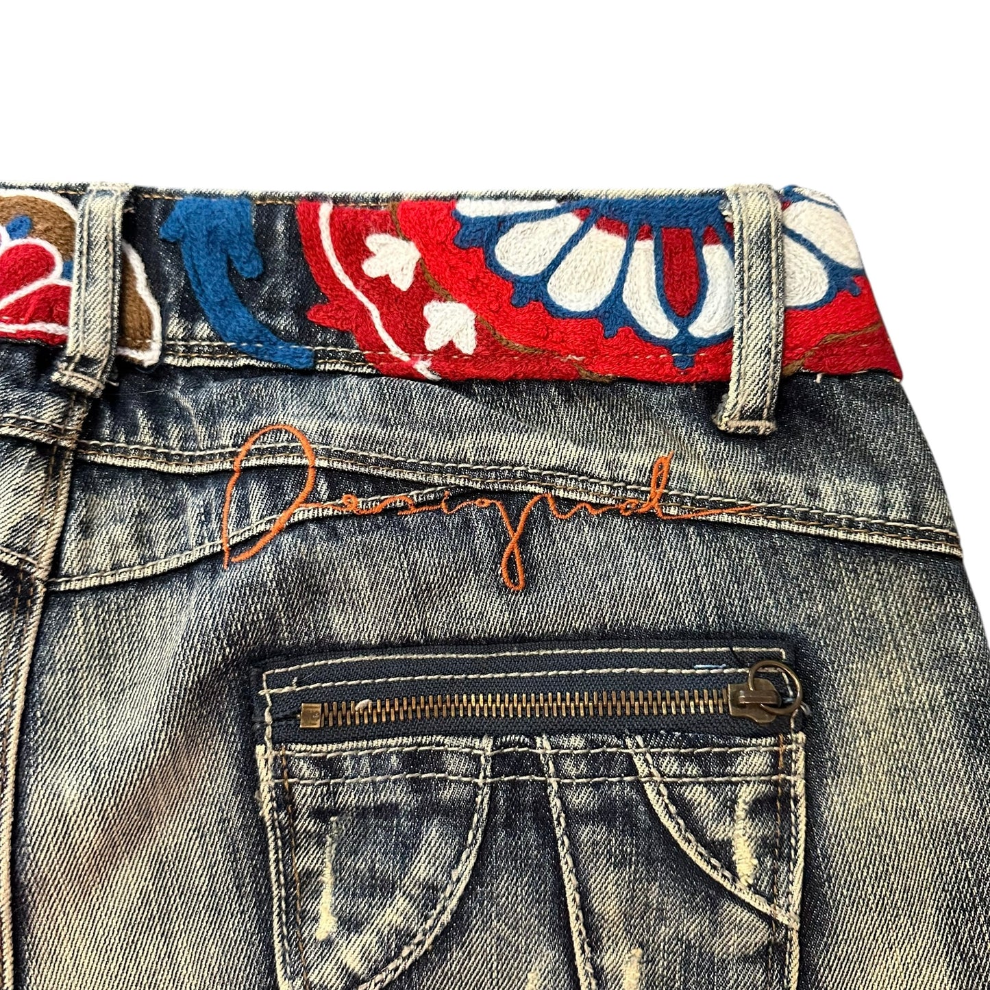 DESIGUAL LOW RISE DENIN BLUE JEANS 272 SZ 6