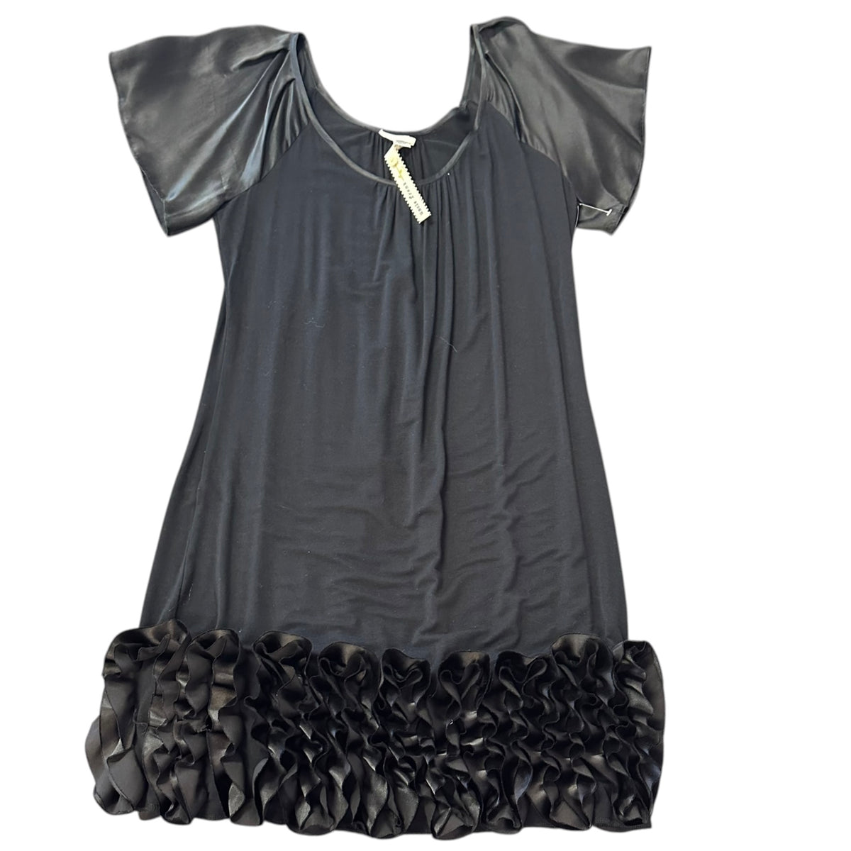 UNCLE FRANK BLACK DRESS RUFFLES 249 XS