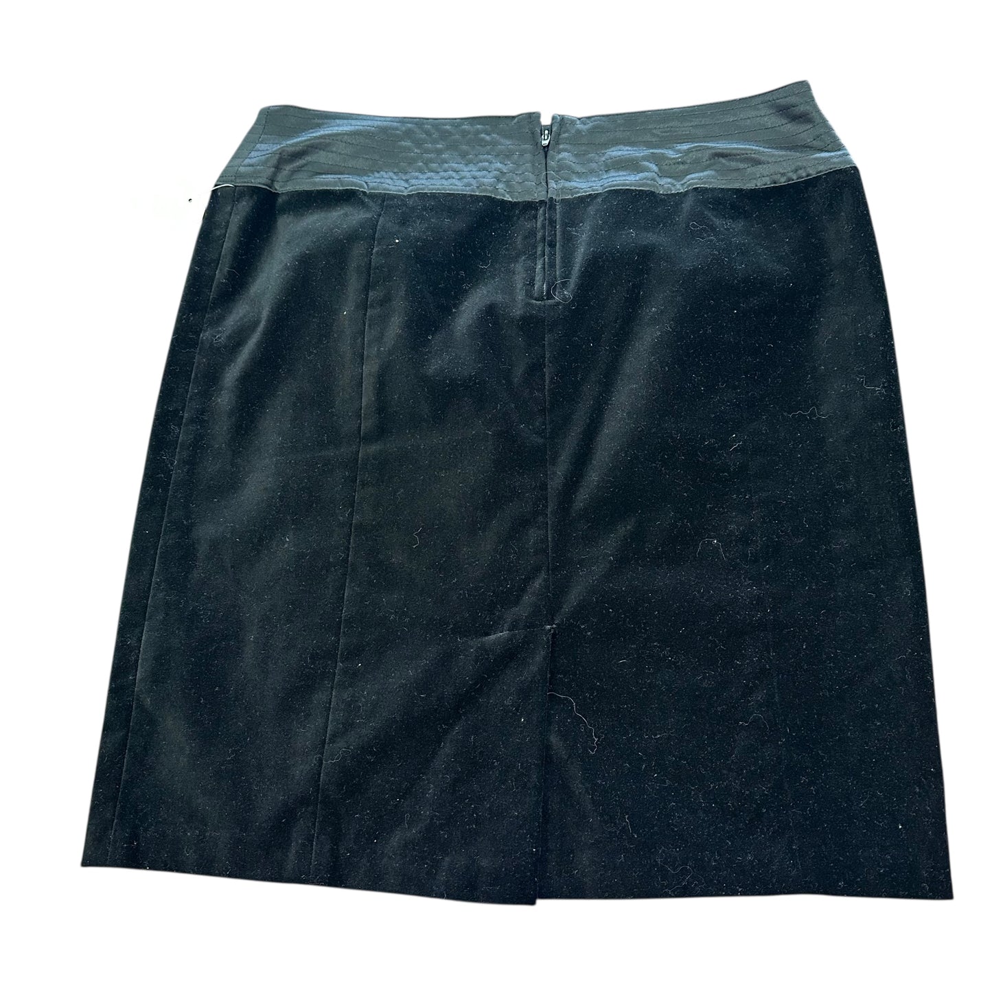 BAHNAZ SARAFPOUR FOR TARGET BLACK CRUSHED VELVET SKIRT 118 SZ 7