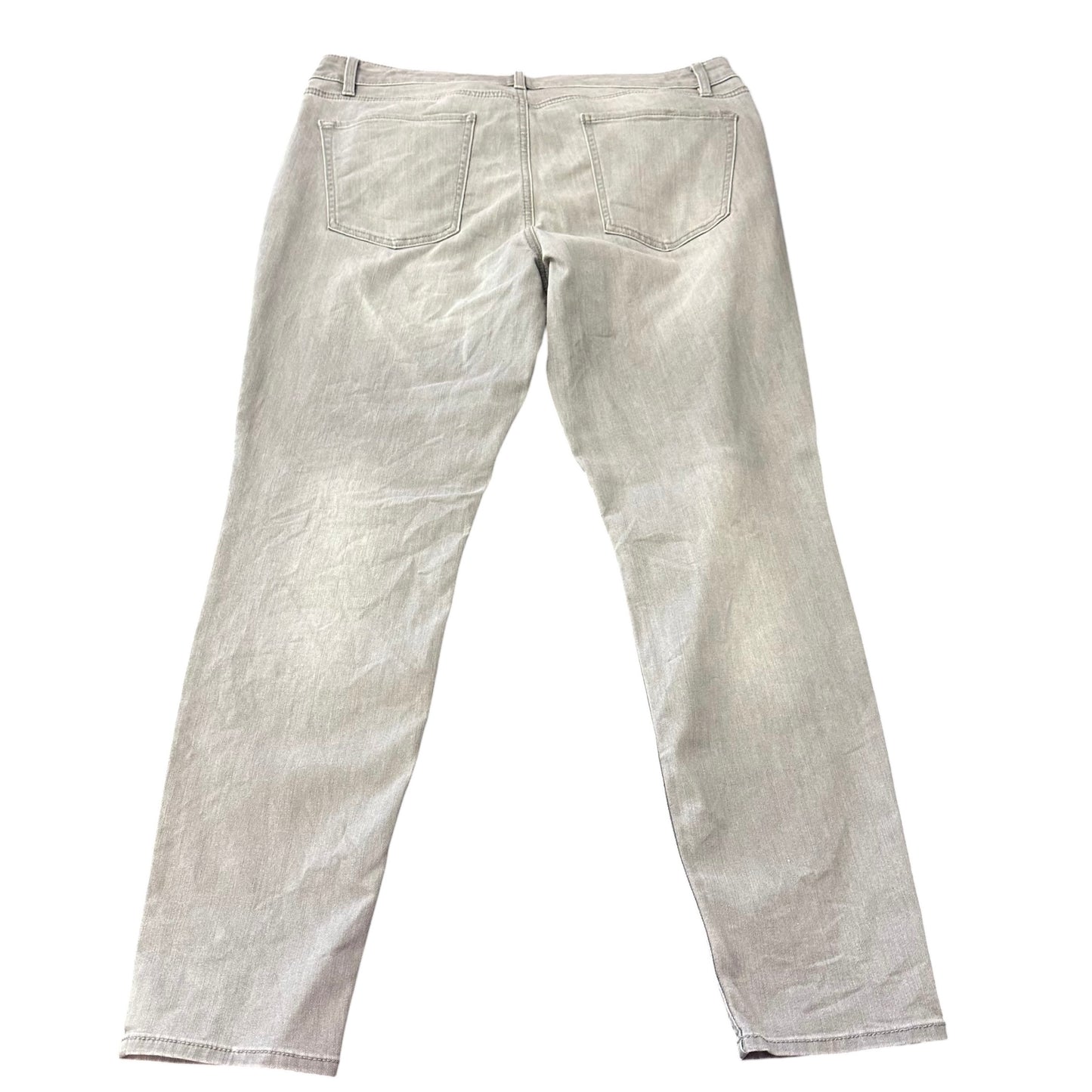 WHBM GRAY SKINNY JEANS 262 SZ 14