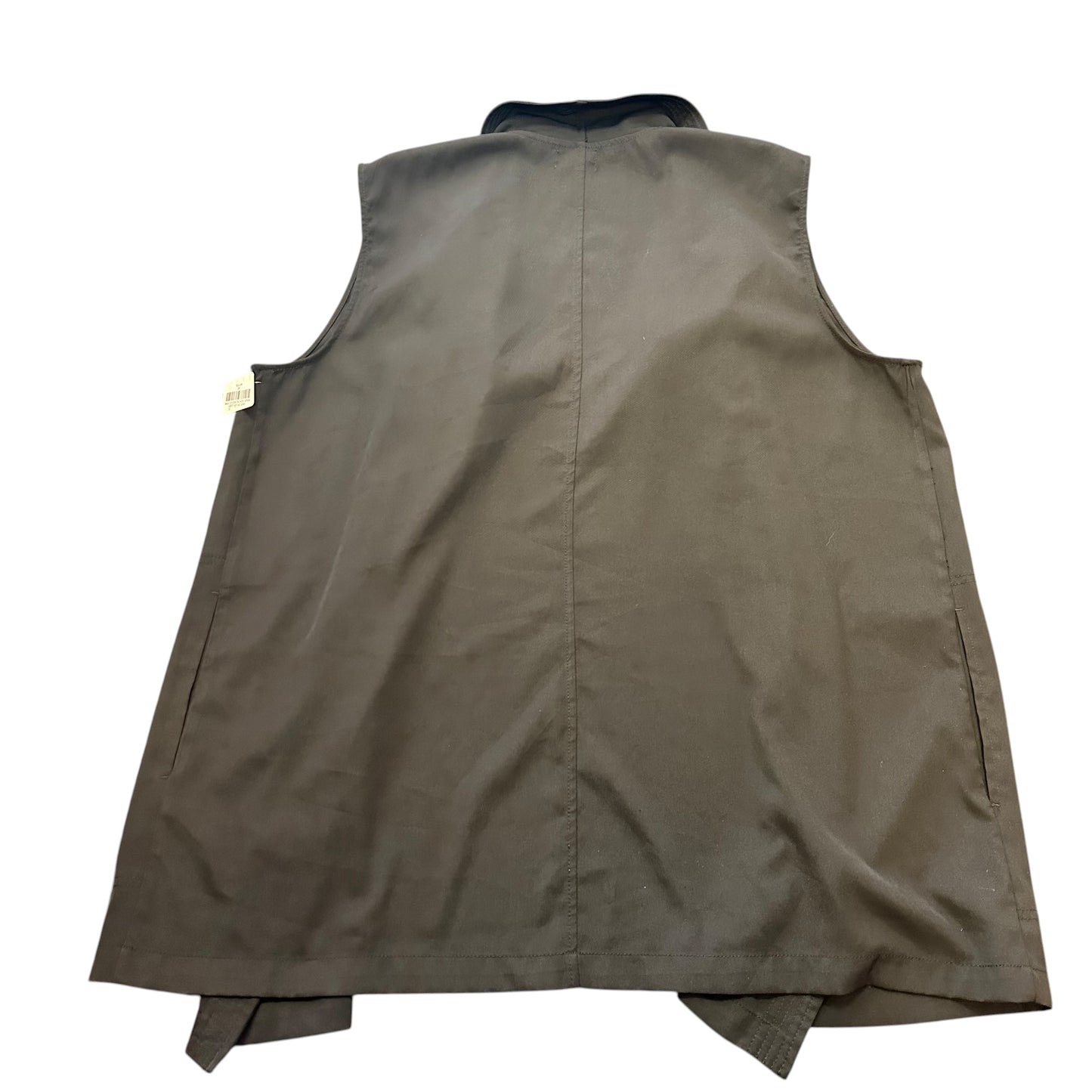 MAX STUDIO BLACK OPEN VEST 227 SZ 2/3X