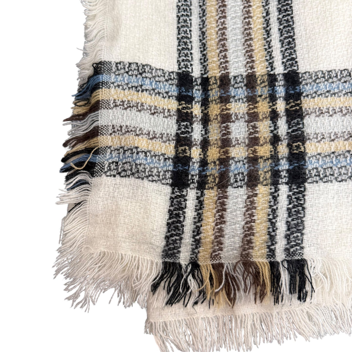 BEIGE PLAID SCARF 250