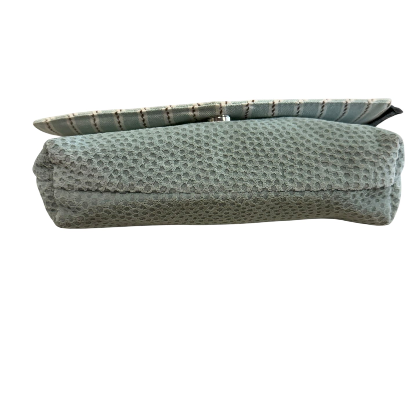 BAGOLITAS NWT FAUX SUEDE BLUE MAKE UP BAG 100