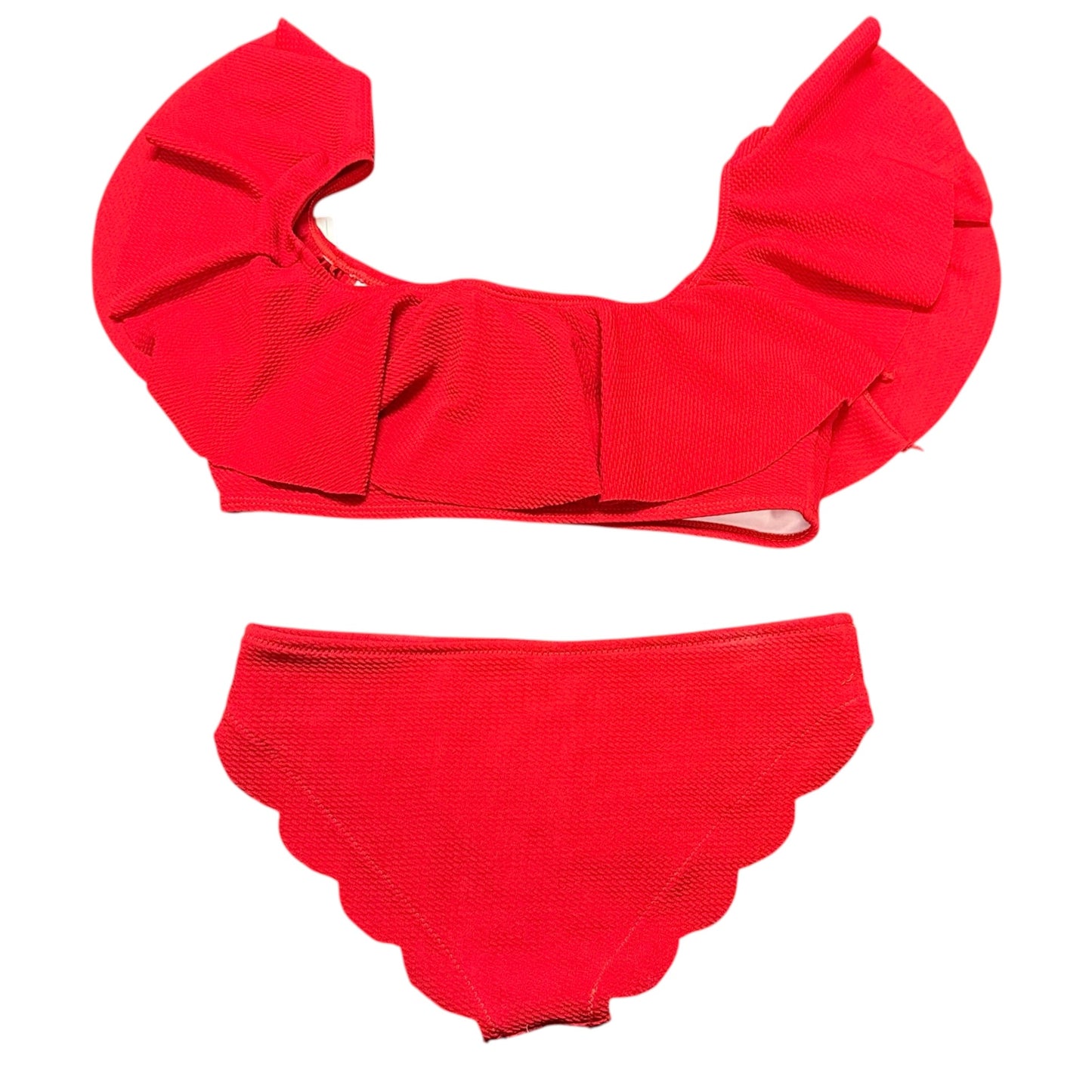 RED 2 PC BIKINI SWIMSUIT 27 SMALL