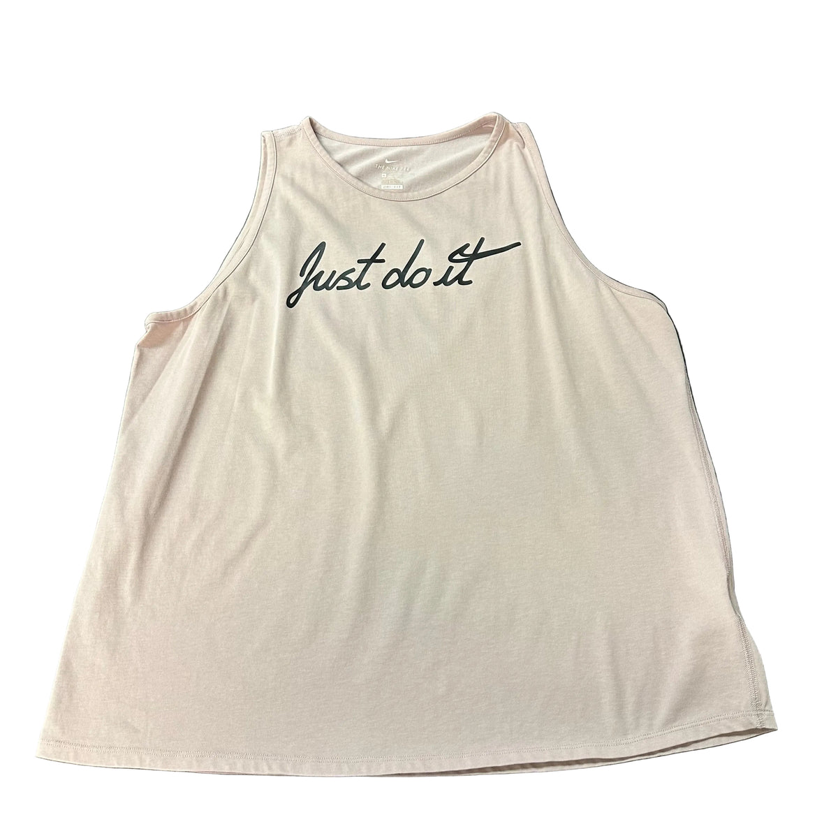 THE NIKE TEE MAUVE PINK JUST DO IT TANK 156 XL