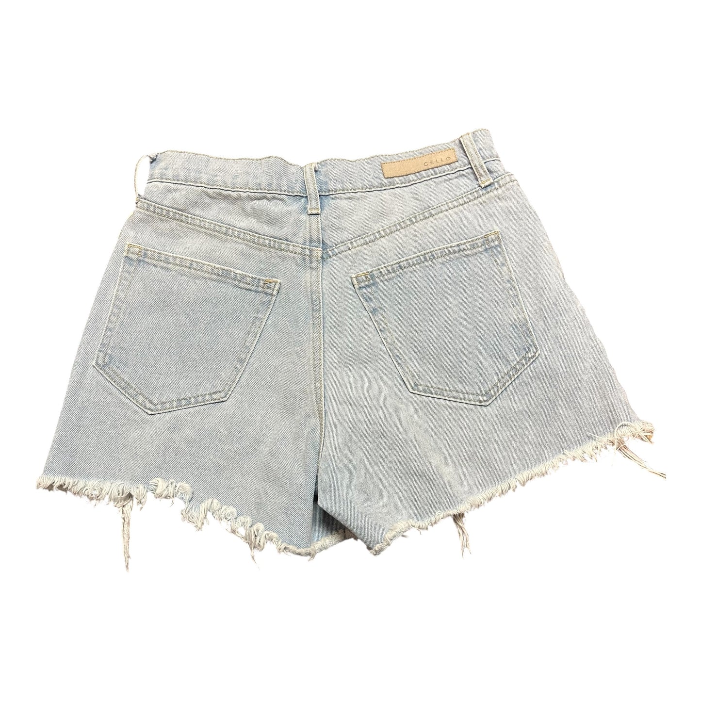 CELLO DENIM BLUE JEANS CUT OFF SHORTS 158 SMALL