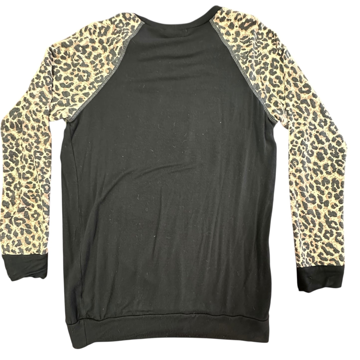 ZUTTER MERRY CHRISTMAS SHIRT ANIMAL PRINT BLACK 115 SMALL *PILING