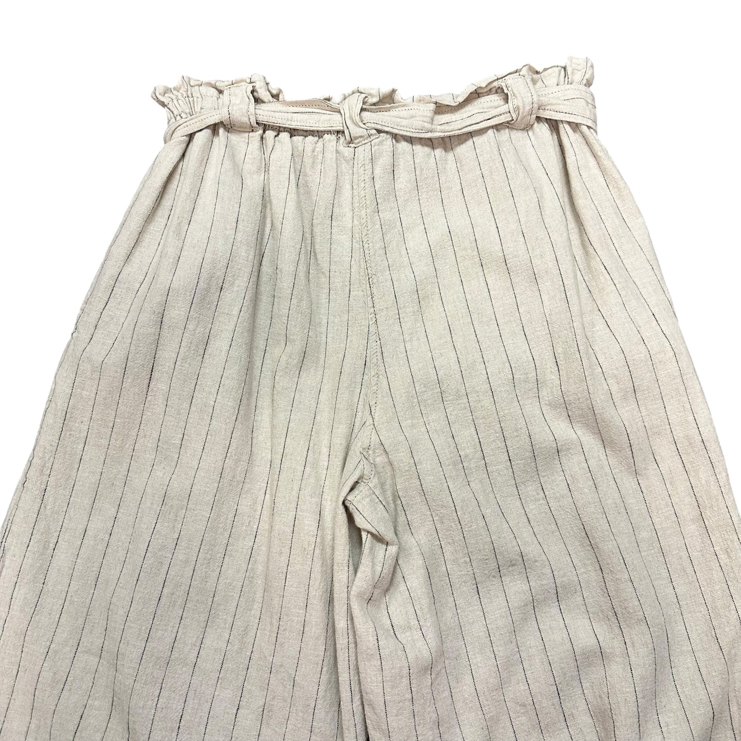 MAX STUDIO CROPPED WIDE LEG PINSTRIPED 239 SMALL