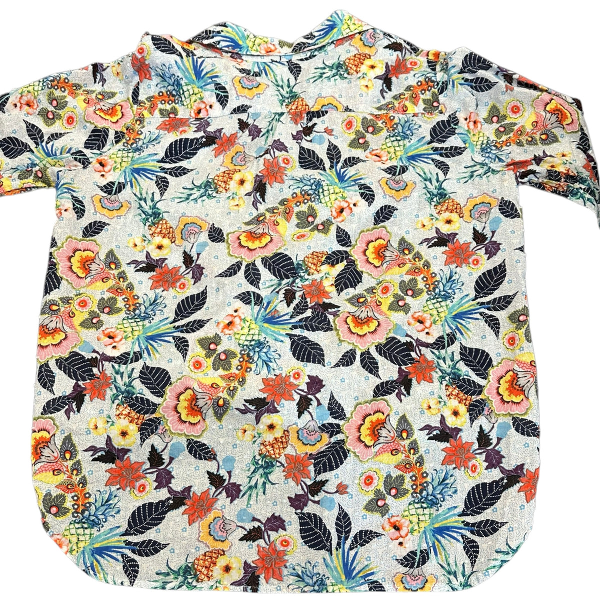 IVY JANE COLORFUL FLORAL POPOVER BLOUSE 298 LARGE