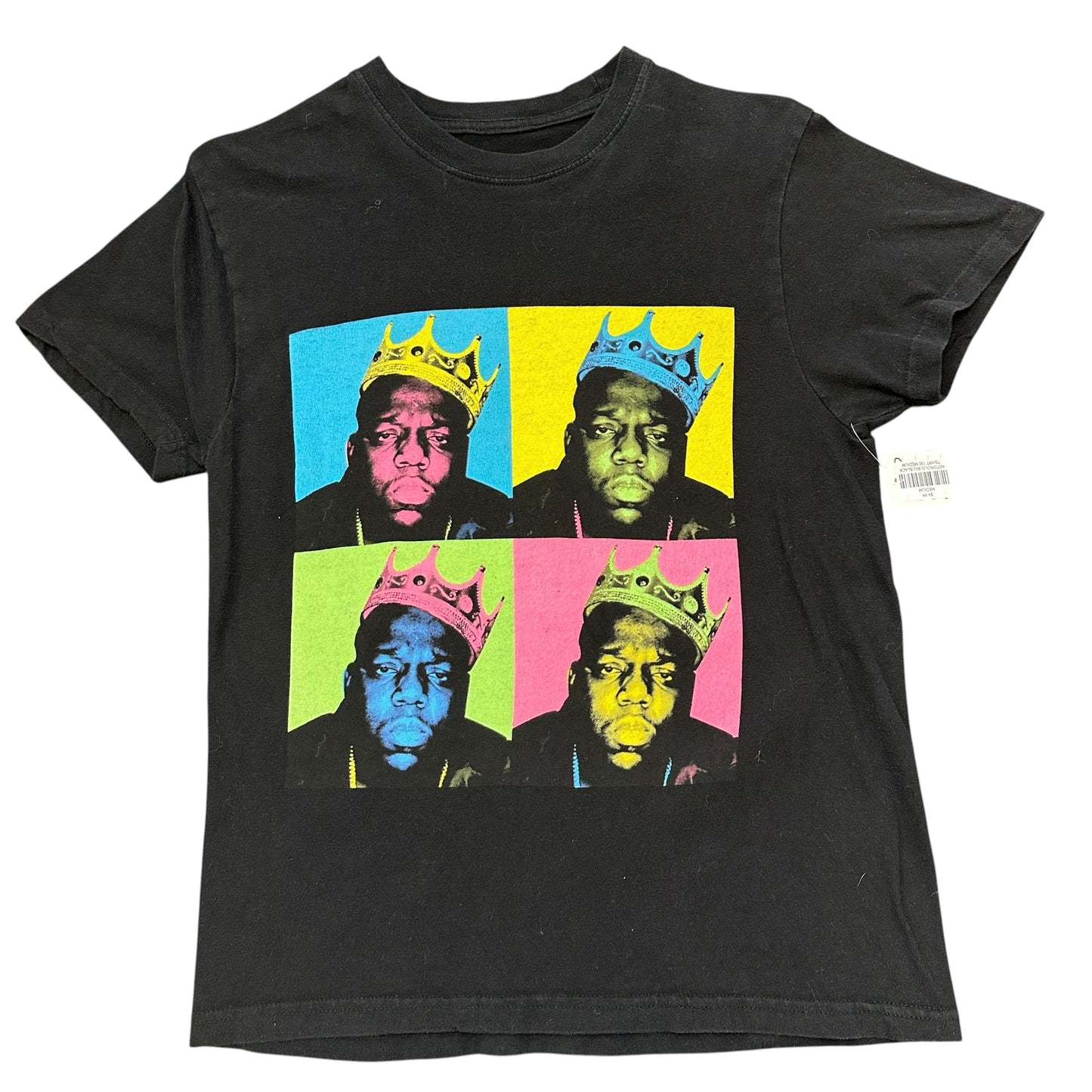 NOTORIOUS BIG BLACK TSHIRT 100 MEDIUM