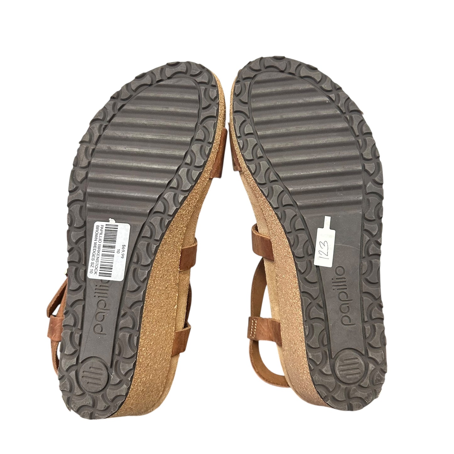 PAPOLLIO BROWN WEDGES 123 SZ 10