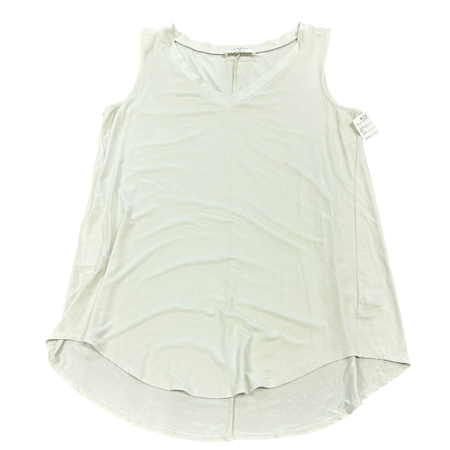 ZENANA BEIGE TUNIC TANK 234 MEDIUM