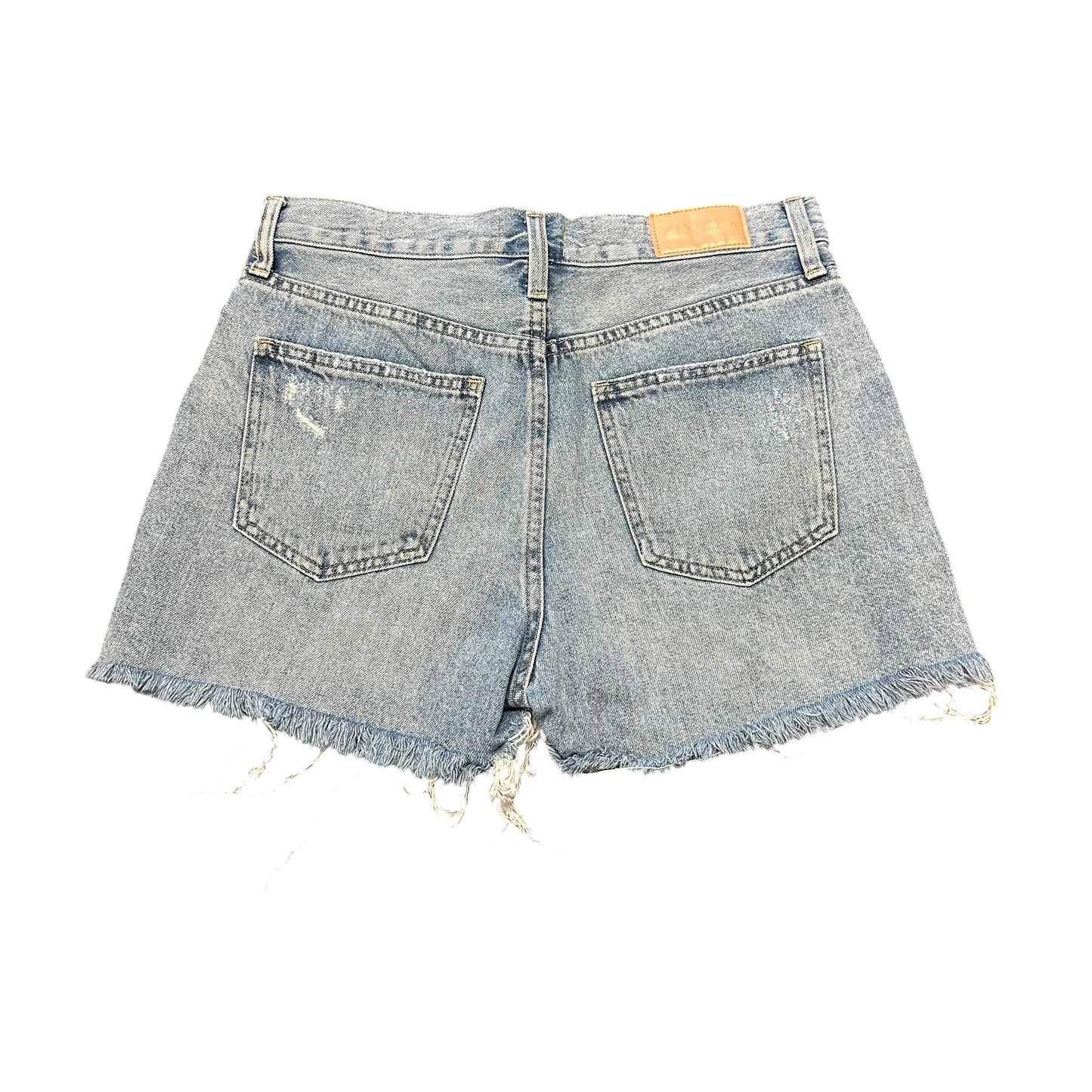 PISTOLA DISTRESSED HIGH RISE DENIM CUTOFF SHORTS 100 SZ 26