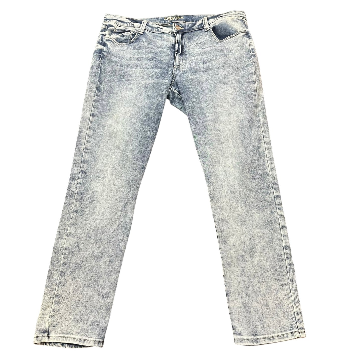 ARIZONA JEANS BLUE HIGH WAIST SKINNY 100 SZ 17/18
