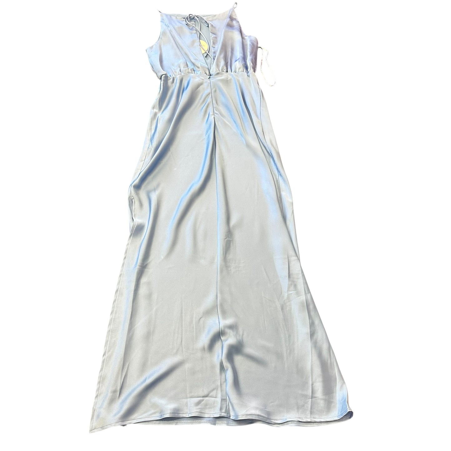 HERE COMES THE SUN BLUE MAXI DRESS OPEN BACK NWT 223 LARGE
