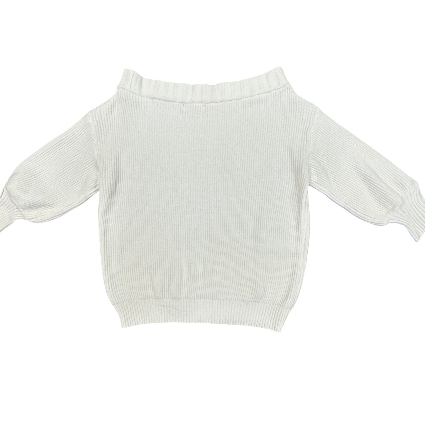 MAZIK BEIGE OFF SHOULDER SWEATER 7 LARGE